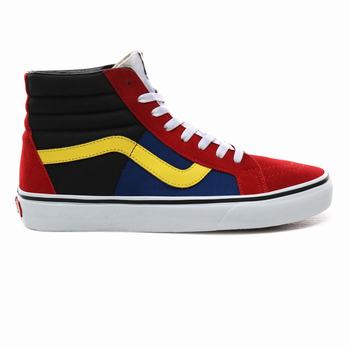 Vans OTW Rally Sk8-Hi Reissue - Miesten Korkeavartiset tennarit - Punainen/Valkoinen